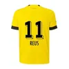 23 24 Clube de futebol Haller Soccer Jerseys 2023 2024 Camisa de futebol de futebol de Borussia Adeyemi Hummels Brandt Dortmund Men Kit Kit Especial Kit All Black Maillot De Foot 99