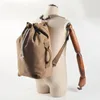 Backpack American Canvas Shoulder Bag Yuan Tong Bao Vintage Bags Sports Gym Travel Bucket Men