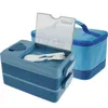 Dinnerware Sets 2 Layer Bento Box With Compartment 2000ML Lunch Washable Storage Portable Picnic