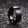 Wedding Rings Simple Men Titanium Stainless Steel For Matte Brushed Engagement Band Unisex Jewelry Gifts Drop