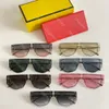 Augenschutz-Sonnenbrille, Designer-Sonnenbrille für Damen, große Rahmen-Sonnenbrille, HD-Verlaufsgläser, Diamant-Buchstaben-Design, Luxus-Mode