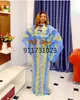 Abbigliamento etnico Dashiki Maxi abito africano per donna Moda ricami larghi Abiti lunghi Elegante pizzo es 230510