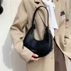 Sacs à bandoulière marque petit sac en cuir sous les bras femmes luxe sac à main et sacs à main 2023 mode demi-lune mignon fourre-tout dames 230426