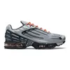 2023 TN Mens Sports обувь Тройная черная белая aquamarine Zebra Cool Grey Black Laser Blue Neon Wolf Grey Obsidian TNS плюс 3 Дизайнерские кроссовки для кроссовки.