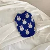 Suéteres INS Coreia Moda Chihuahua Roupas para Cachorro Bonito Coelho Imprimir Cães Pequenos Suéter XS Roupas de Gato