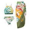 Dames badmode print strandkleding zwempak verbatage dames badpak ruches monokini sexy onepiece pakken bodysuit zwempak 230509