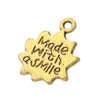 Charms Bk 500 Pz Lega Sole Faccia Fatta Con Un Sorriso 15X12 Mm Per Collana Gioielli Accessori Risultati Goccia Consegna Componenti Dhuda