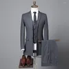 Męskie garnitury na zamówienie pana młodego sukienki ślubne Blazer Pants Business High-end Classic Spodni SA04-41599
