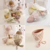 Hüte Sommer Kinder Stroh Tasche Set Baby Mädchen Bogen Strand Sonnenhut Breite Krempe Kind Prinzessin Reise Sonnenschirm Atmungsaktive Spitzenkappe