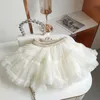 Skirts Baby Girls Chiffon Fluffy Pettiskirt Tutu Princess Party Skirts Ballet Dance Wear Kids Children Ballet Party Performance Skirts 230510