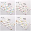 Baby Towels 100% Cotton Gauze Newborn Burp Cloths Muslin Baby Face Towels Baby Bath Wrap Infant Boys Girls Washcloth 30 Designs 10pcs DW4154