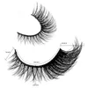 3D Faux Mink Lashes 5 Pairs Natural False Eyelashes Manga Lashes Soft Natural Realistic Cat/Fox Eye Eyelash Extension