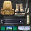 Backpacking Packs 50l Tactical Ryggsäck Militära män Ryggsäck 4 i 1Molle Sport Tactical Bag Outdoor vandringsklättring armé ryggsäck camping väskor p230510