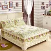 Falda de cama Famvotar Fancy Cotton Quilted Lace Bedskirt 23 Estilos Floral Ruffled Bed Falda Pastoral Cotton Quilted Lace Colcha Drop Ship 230510