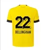 23 24 Clube de futebol Haller Soccer Jerseys 2023 2024 Camisa de futebol de futebol de Borussia Adeyemi Hummels Brandt Dortmund Men Kit Kit Especial Kit All Black Maillot De Foot 99