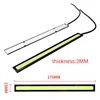 NOWOŚĆ 2PCS 17 cm Universal Cob Pasek LED SAMAK DOJEGO LAMPĘ Mgły Mgły Drl Drl Pasek Light Elastyczny pasek LED/Wodoodporny 10-16V