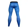 Pantalones de hombre Hombres Compresión térmica Capa base ajustada Leggings largos Gimnasio Pantalones deportivos