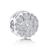 925 srebrne uroki na pandora biżuterię koraliki Dangle New White Love Is Forever Clover Family Tree DIY