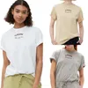 23ss verão mulheres designer camiseta praia tees versátil frutas pêssego impressão dos desenhos animados em torno do pescoço casual solto pulôver manga curta t-shirt