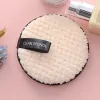 Herbruikbare handdoek zachte make -up removerkussentjes microvezel make -up verwijderen wip katoenen ananan ananas ronde cosmetische puff lui gezicht reinigingsgereedschap