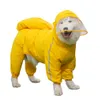 Pet It Capa Tail Dog Rain Canela Grande Pacote completo Pacote Golden Retriever Roupas de cachorro Big Dog Frexm