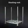 Personalizado Galvanizado destacável Durável Armazenamento de alimentos Rack dobrável de metal de armazenamento