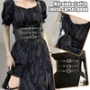 Cinturones 2023 corsé de moda Punk Goth Retro ropa exterior vestido Cool cintura decoración sello mujer elástico ancho cintura faja Be Z6Z4