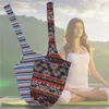 Bolsas de noite Moda Yoga Mat Bag de vestuário resistente a pilates mochila mochila espessada impressão respirável à prova de arranhões para dança de exercício