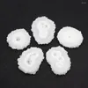 Pendant Necklaces Natural Stone White Crystal Rough Non-porous Beads 25-50mm Irregular Charm Making DIY Necklace Earring Fashion Jewelry