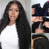 Hair Wigs Water Wave v Part Human for Black Women No Leave Out Brazilian Glueless Curly u 230510