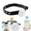 Leads Cat Dog Collar GPS Tracking IP65 Waterproof Voice Calling Mini Locator Tracer Device Free App Pet GPS Tracker Dog Cat Collar