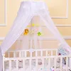 Crib Netting Baby Round Mosquito Net Hung Netting Bed Canopy For Kids Bedroom Mosquito Net Stand Holder Adjustable Clip-on Crib Canopy Holder 230510