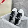 2023top Womens Designer Casual Chaussures Classique Do-old Dirty Shoes Mid Double hauteur Bas Baskets Cuir Glitter Golden Quality