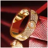 Diamond Ring Wedding Ring Love Rings For Women Gold Rings Jewelry Designers Silver Jewellery Bague Fiancaille Bijoux Acier Schmuck Anello Di Marca Anelli Donna