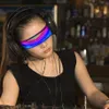 Óculos LED Bluetooth DIY Luminous Rave Party Party Festival Sunglasses Gafas Shining Glasses Neon Partys Lights Presentes Perfeitos Presentes