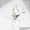 Charmes Mode Colorf Cristal Strass Irregar Géométrie Pendentifs En Verre Pour La Fabrication De Bijoux Diy Boucles D'oreilles Collier Drop Deliv Dhgarden Dhrdv