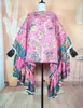 Etniska kläder Europa mode Bohemian Summer Oregelbundna kvinnor Beach Blus Free Size African Lady Outlet Tryckt KAFTAN TOP 230510