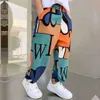 Pantaloni da uomo Nuovi ragazzi Stampa Pantaloni casual Estate Graffiti Designer Stampa Pantaloni sportivi Pantaloni lunghi sottili Adolescenti Bambini Ragazzi Vestiti per 2-12 Y G230510