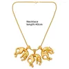 Orecchini di collana set Wolf leopar ciondolo Lady Fashion Fashion Chain Long Dubai Oregerie Oreri di matrimonio Africano Women Part Accessori Accessori all'ingrosso