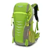 Backpacking Packs 45L Vandring camping ryggsäck för att klättra resan stor kapacitet utomhus bagage lager vattentät vattentät vattensporter ljus baksida p230510