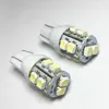 NYA 10st CAR LED LIGHT T10 W5W 168 194 1210 10 SMD LED 3528 SMD Färg för bil Auto LED -vit blå sida killjuslampa Bulb DC 12V