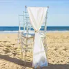 8 pièces populaire Banquet de mariage Hotal décoration chaise en cristal acrylique pour salle à manger intérieure en plein air plage événement Site mise en page accessoires