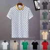 projektant koszulka polo męskie polo męskie koszulki polo luksusowe włochy męskie ubrania z krótkim rękawem moda na co dzień męskie letnie t shirt dostępnych jest wiele kolorów rozmiar M-3XL