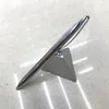 Brilliant Sliver Metal Triangle Base Table / Desk Ballpoint Pen Finance Banking Magmetic Holder Gift Set