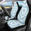 Housses de siège de voiture coeurs couverture avant accessoires confortables coussin automatique lavable protéger universel pour femmes hommes