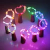 Strips LED 20 30 1M 2M 3M Cork Shaped Silver Copper Wire String Fairy Light Wine Bottle For Glass Craft Christmas DIY Party DecorLED