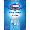 6 pack Clorox ToiletWand Disinfecting Refills, Disposable Wand Heads, 20 Count