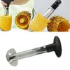 Commercio all'ingrosso acciaio inossidabile ananas pelapatate affettatrice corer buccia strumenti core frutta verdura coltello gadget cucina spiralizer strumento