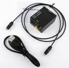 Digital optisk koaxial RCA Toslink -signal till analog ljudkonverterare Adapter Digital Adaptador Cable Audio Dekodare