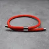 Gliederarmbänder Schwarz Rot Farbe Mailand Seilkette Überleben Männer Frauen Glückspaar Armband Homme Femme Fußkettchen Mädchen Schmuck Wasser Sportlich